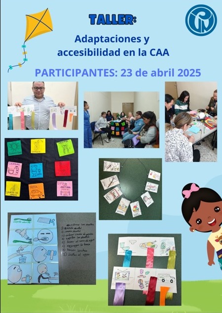 Fotografía de los padres participando en el taller.